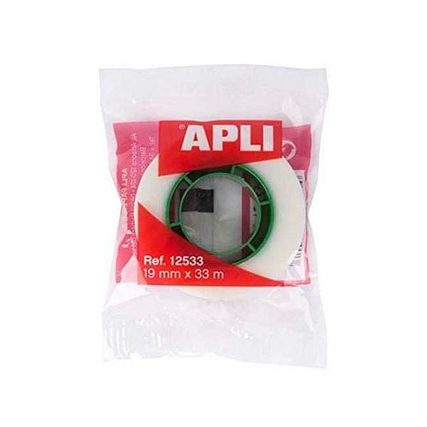 Apli Cinta Adhesiva Blanca 33 m x 19 mm