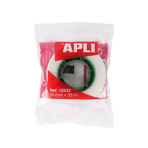 Apli Cinta Adhesiva Blanca 33 m x 19 mm