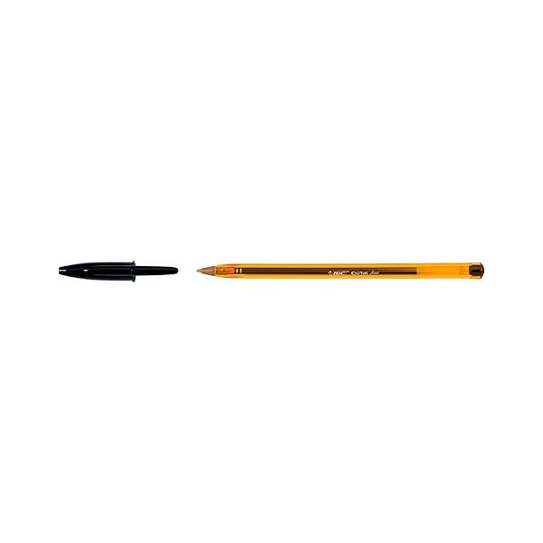 Bic Cristal Fine Color Negro Punta 08mm  Bolígrafo