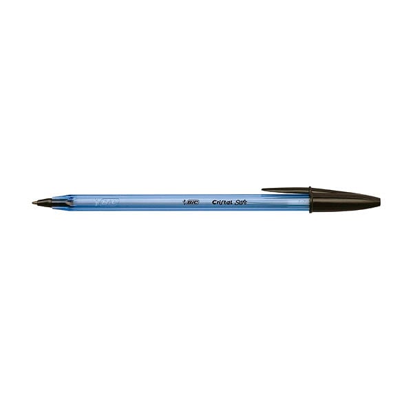 Bic Cristal Soft Color Negro Punta 12mm  Bolígrafo