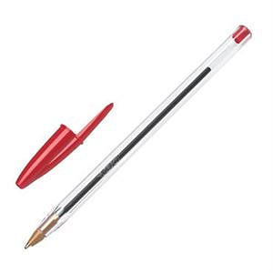 Bic Cristal Color Rojo Punta 04mm  Bolígrafo