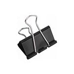 Bismark Pinza Metálica Palanca Abatible sujetapapeles 32 mm Color negro  Caja 12 unidades