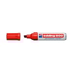 Edding 500 Rotulador Permanente Rojo Punta Biselada 27mm