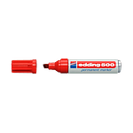 Edding 500 Rotulador Permanente Rojo Punta Biselada 27mm
