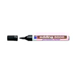 Edding 3000 Rotulador Permanente Negro Punta Redonda 153mm