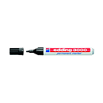 Edding 3000 Rotulador Permanente Negro Punta Redonda 153mm