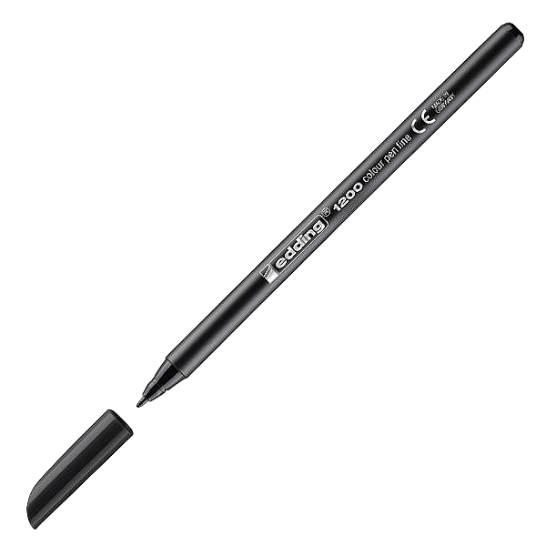Rotulador Punta Fina Edding 120001 Color Negro