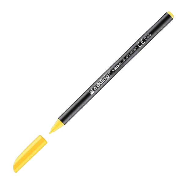 Rotulador Punta Fina Edding 120005 Color Amarillo