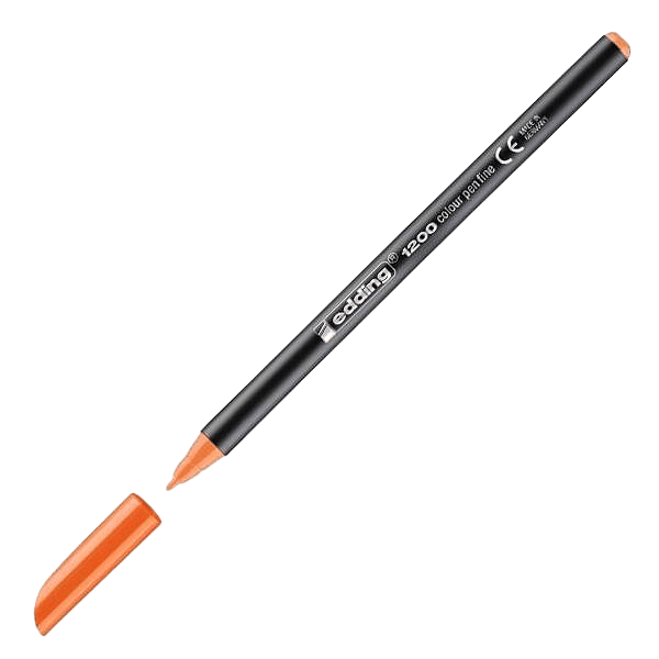 Rotulador Punta Fina Edding 120006 Color Naranja