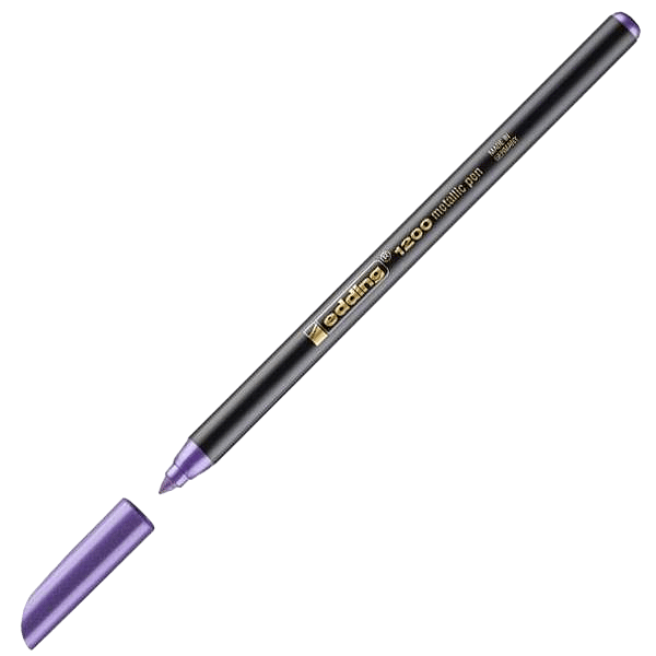 Rotulador Punta Fina Edding 1200078 Color Violeta Metálico