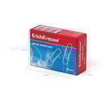 ErichKrause Caja 100 Clips Niquelados 28mm