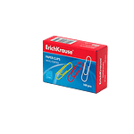 ErichKrause Caja 100 Clips recubiertos de vinilo Colores 33mm