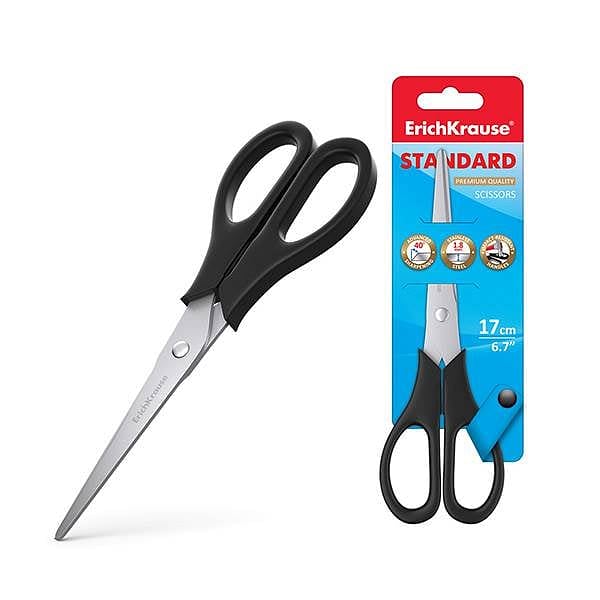 ErichKrause Tijeras Standar 17cm Acero Inoxidable