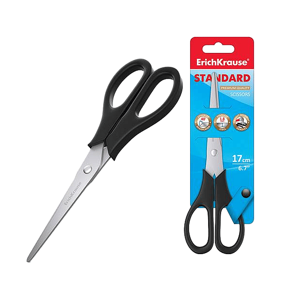 ErichKrause Tijeras Standar 17cm Acero Inoxidable
