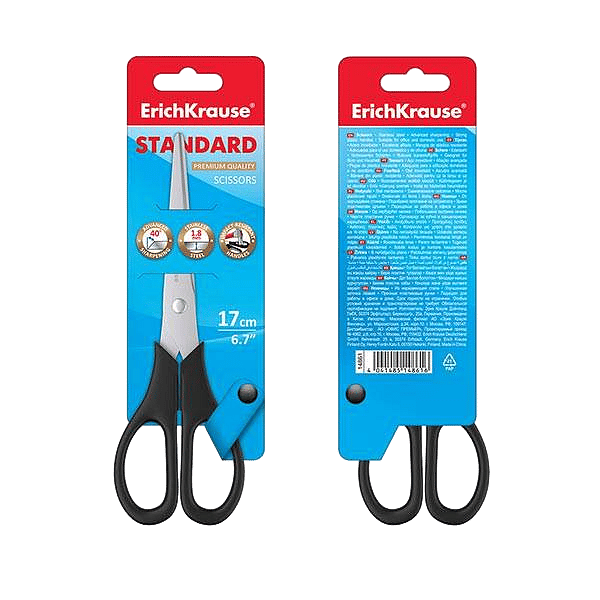 ErichKrause Tijeras Standar 17cm Acero Inoxidable