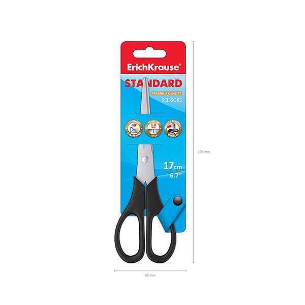 ErichKrause Tijeras Standar 17cm Acero Inoxidable