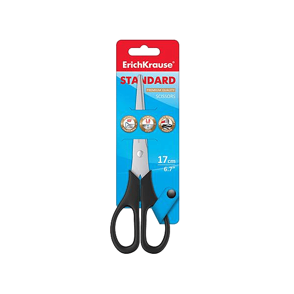 ErichKrause Tijeras Standar 17cm Acero Inoxidable