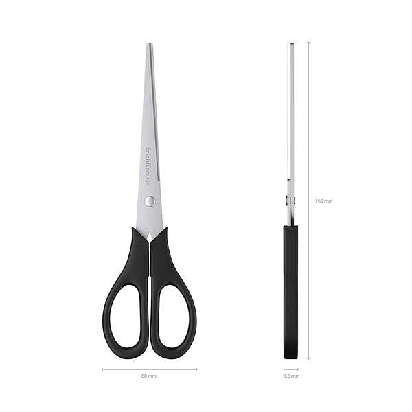 ErichKrause Tijeras Standar 19cm Acero Inoxidable