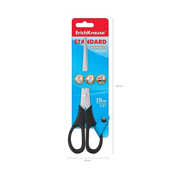 ErichKrause Tijeras Standar 19cm Acero Inoxidable