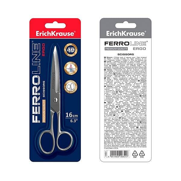 ErichKrause Tijeras Ferro 16cm Acero Inoxidable