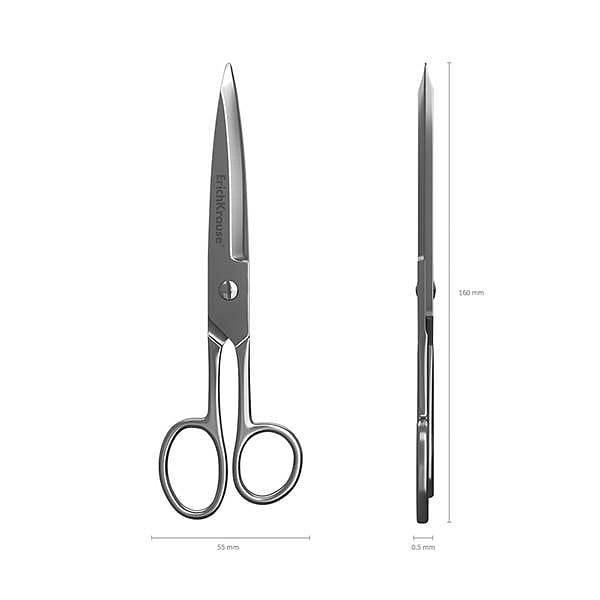 ErichKrause Tijeras Ferro 16cm Acero Inoxidable