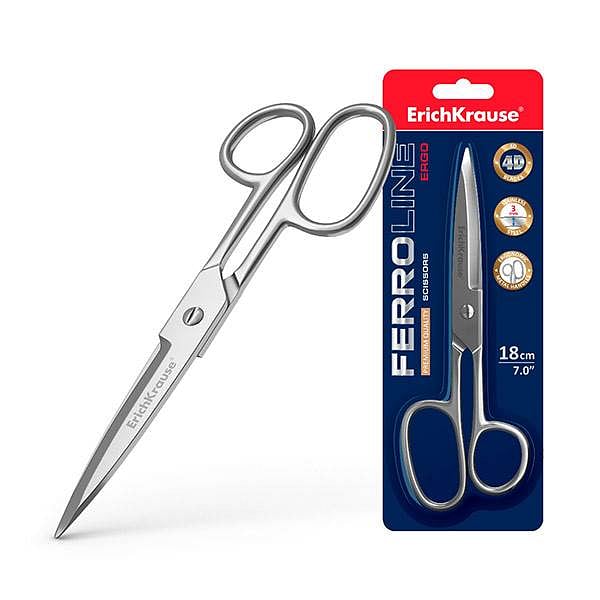 ErichKrause Tijeras Ferro 18cm Acero Inoxidable