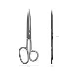 ErichKrause Tijeras Ferro 18cm Acero Inoxidable