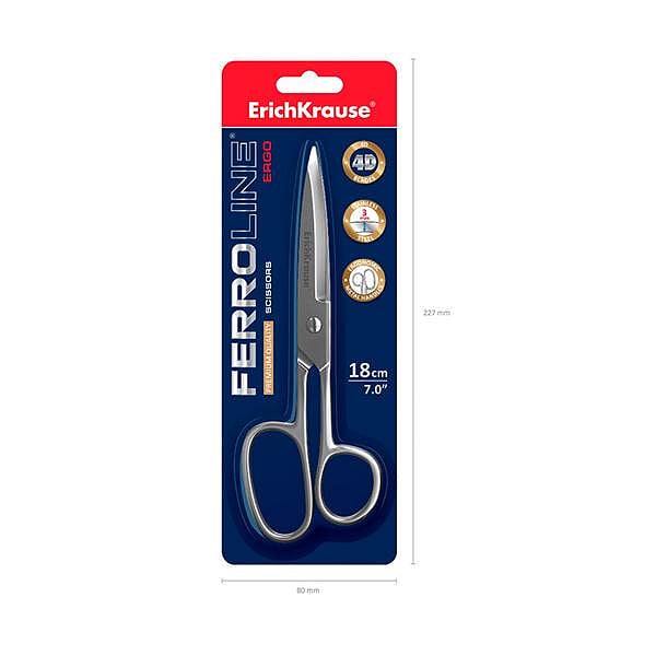 ErichKrause Tijeras Ferro 18cm Acero Inoxidable