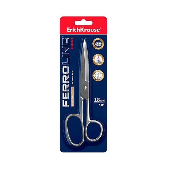 ErichKrause Tijeras Ferro 18cm Acero Inoxidable
