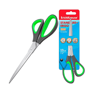 ErichKrause Tijeras Standard  Ergo 19cm Acero Inoxidable