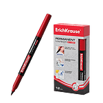 ErichKrause Marcador Permanente P100 Color Rojo