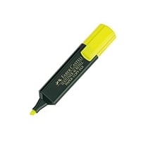 Faber Castell 1-5 mm Color Amarillo - Marcador Fluorescente