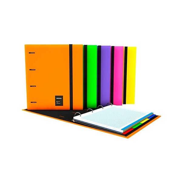 Grafoplás Carpeta CarpeBook A4 Unequal Violeta Fluor Anillas