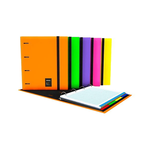 Grafoplás Carpeta CarpeBook A4 Unequal Fucsia Fluor Anillas