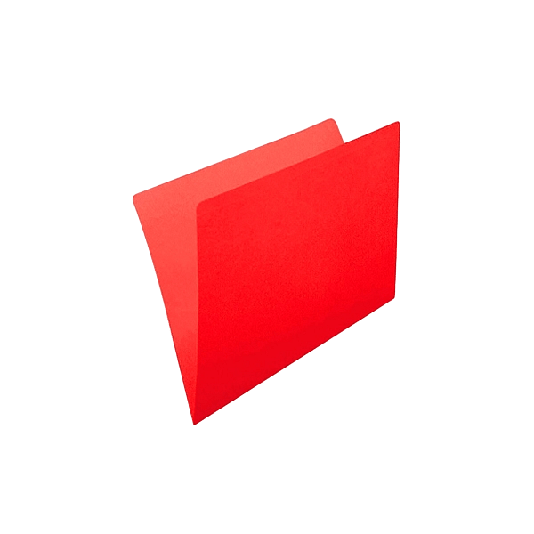 Grafoplás Pack 50 Subcarpetas A4 Cartulina 180gr Rojo