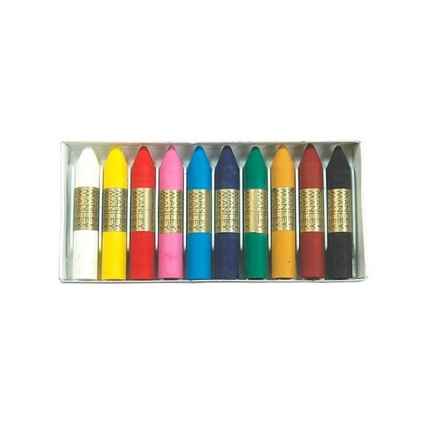 Manley Estuche 10 Ceras Colores Surtidos