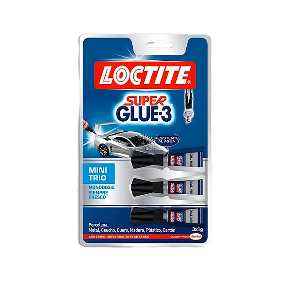 Loctite Superglue3 Mini Trio  Adhesivo