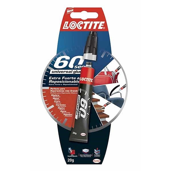 Loctite Extrafuerte Universal 60 segundos  Adhesivo