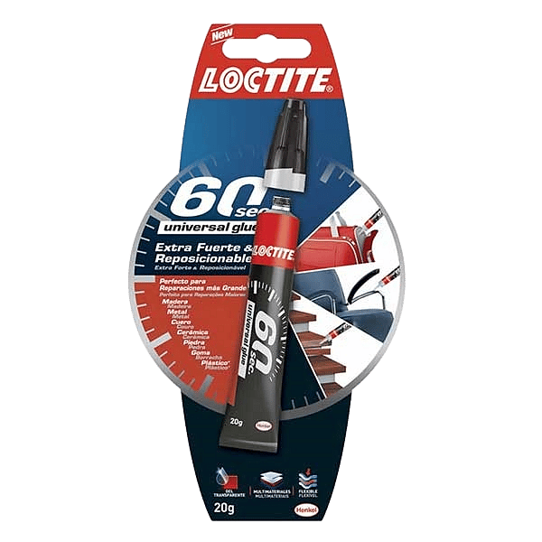 Loctite Extrafuerte Universal 60 segundos  Adhesivo