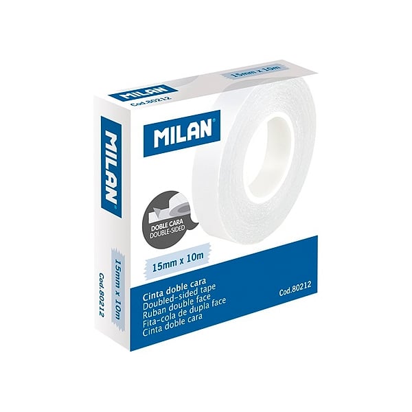 Milan Cinta Adhesiva Doble Cara 5mm x10mm  Cinta Adhesiva