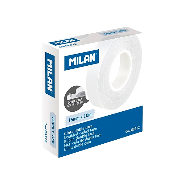 Milan Cinta Adhesiva Doble Cara 5mm x10mm  Cinta Adhesiva