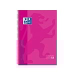 Cuaderno Oxford Espiral A4+ Tapa Extradura 80h 90gr Rosa