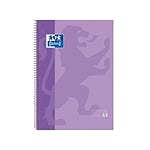 Cuaderno Oxford Espiral A4+ Tapa Extradura 80h 90gr Violeta