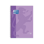 Cuaderno Oxford Espiral A4+ Tapa Extradura 80h 90gr Violeta