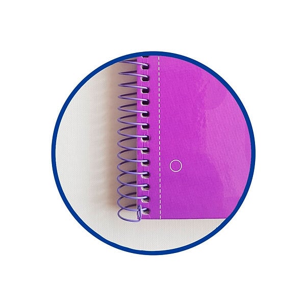 Cuaderno Oxford Espiral A4 Tapa Extradura 80h 90gr Violeta