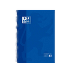 Cuaderno Oxford Espiral A4+ Tapa Extradura 80h 90gr Azul