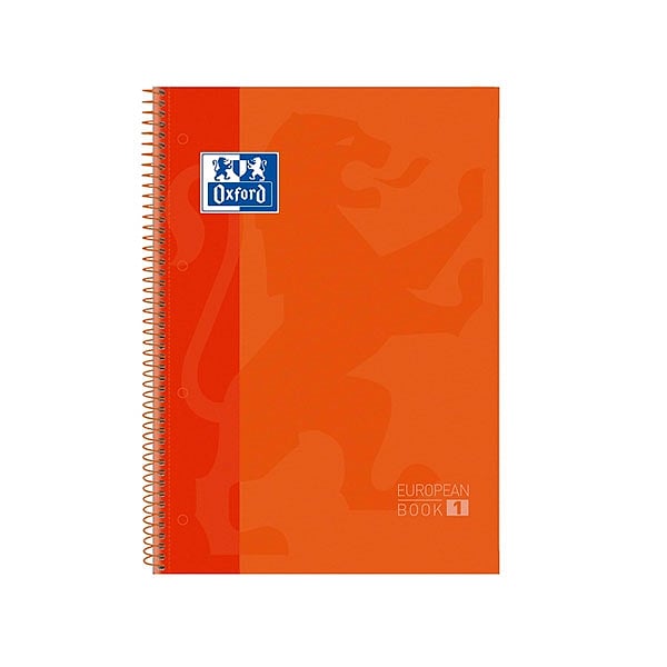 Cuaderno Oxford Touch EuropeanBook 1 A4 80h 90gr Naranja