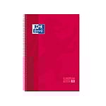 Cuaderno Oxford Espiral A4+ Tapa Extradura 80h 90gr Rojo
