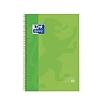 Cuaderno Oxford Espiral A4+ Tapa Extradura 80h 90gr Verde