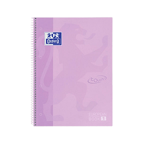 Cuaderno Oxford Touch EuropeanBook 1 A4 80h 90gr Malva Cuaderno Oxford Touch EuropeanBook 1 A4 80h 90gr Malva